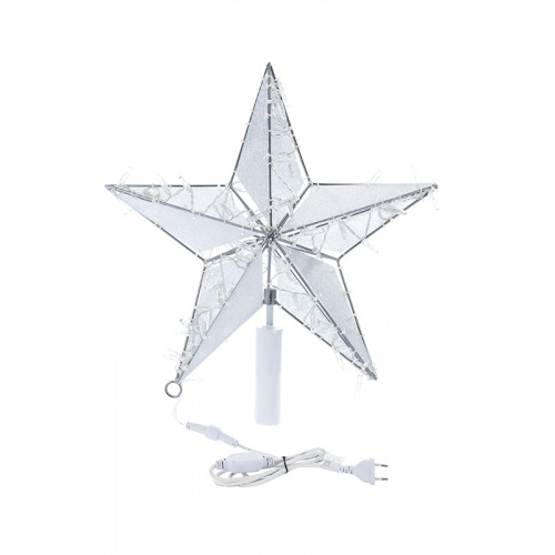 Фигура светодиодная NEON-NIGHT «Звезда» 50 см, 80 светодиодов, с трубой и подвесом, цвет свечения белый  (1/1) (514-272) фото 2