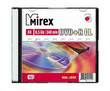 Диск MIREX DVD+R Dual Layer 8.5 GB 8x SL (10) (UL130062A8S)