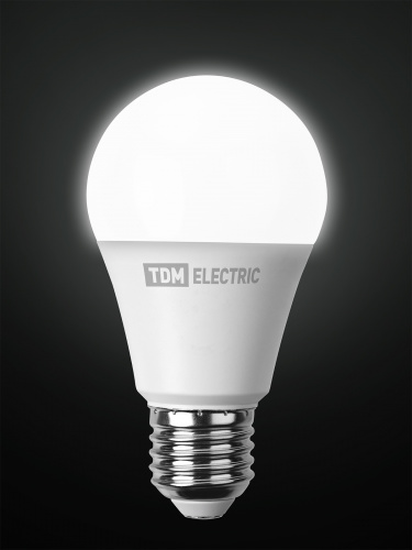 Лампа светодиодная TDM А60-9 Вт-230 В-4000 К-E27 "СЕНСОР"  (1/10/100) фото 3