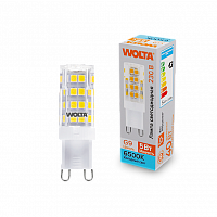 Лампа светодиодная WOLTA G9 (керамика) JCD 5Вт 460лм 6500K 1/10/100/1000 (WSTD-JCD-5W6KG9-C)
