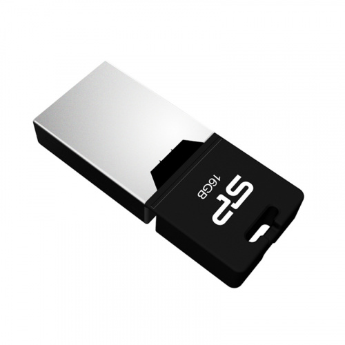 Флеш-накопитель USB  16GB  Silicon Power  Mobile X20  OTG  (USB/microUSB) (SP016GBUF2X20V1K) фото 4