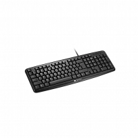 Клавиатура CANYON CNE-CKEY01-RU, 104 keys, USB2.0, кабель 1.8м, черный