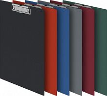 Папка-планшет Durable 4201-31 ПВХ бордовый прижим 35х23см