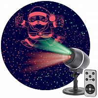 Проектор лазерный ЭРА Танцующий Санта, 2 цвета, лазерный, 220В, IP44 (1/12)
