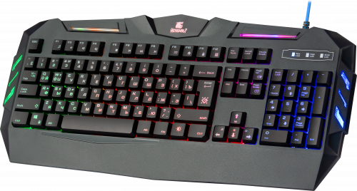 Клавиатура игровая DEFENDER Werewolf GK-120DL, RGB подсветка, влагоустойчивая, черный (1/20) (45120) фото 4
