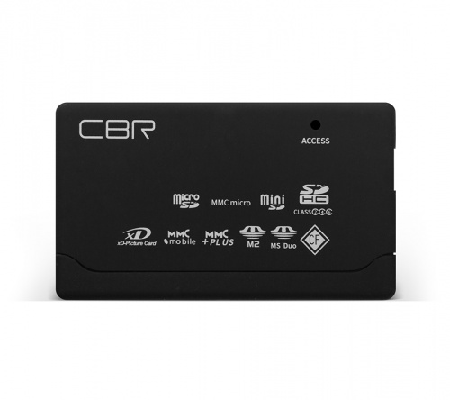 Картридер CBR CR-455 USB 2.0, All-in-one, SDHC, черный  (CR 455) фото 4