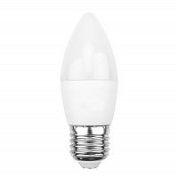 Лампа светодиодная REXANT Свеча CN 9,5 Вт E27 903 лм 2700 K теплый свет (10/100) (604-025)
