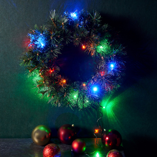 Гирлянда NEON-NIGHT "Твинкл Лайт" 4 м, темно-зеленый ПВХ, 25 LED, цвет МУЛЬТИКОЛОР (1/96) фото 12