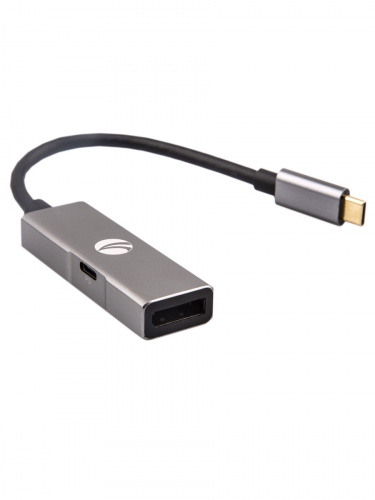 USB-концентратор USB 3.1 Type-Cm --> DP(f) , 4K@60Hz, PD charging, Aluminum Shell, VCOM <CU453> (1/150) фото 5