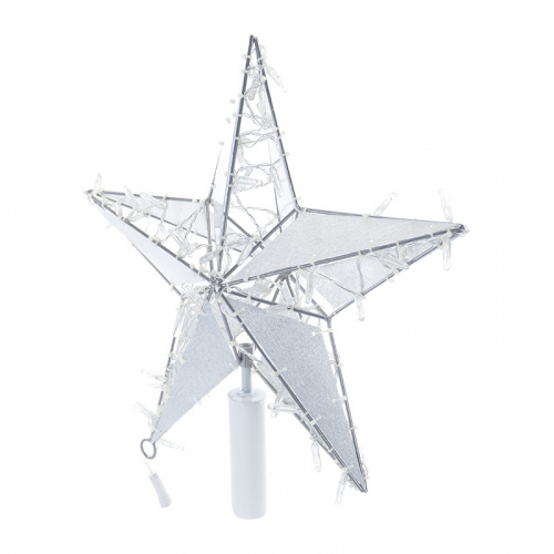 Фигура светодиодная NEON-NIGHT «Звезда» 50 см, 80 светодиодов, с трубой и подвесом, цвет свечения белый  (1/1) фото 3