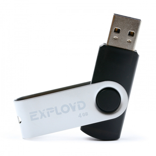 Флеш-накопитель USB  4GB  Exployd  530  чёрный (EX004GB530-B) фото 2