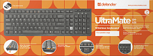 Беспроводная клавиатура Defender UltraMate SM-535 RU,черный,мультимедиа (1/20)