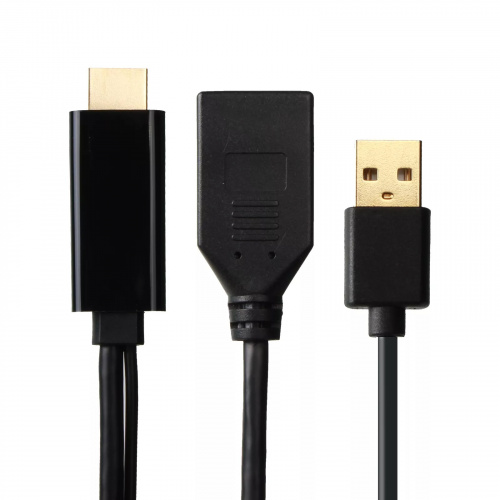 Кабель-переходник HDMI(M) +USB---> DP(F) 0.15m  4K*60Hz VCOM<CG599E> (1/150) (CG599E-0.15M) фото 8