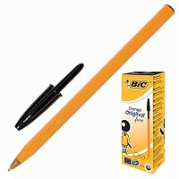 Ручка шариковая BIC Orange черный 0, 35мм Франция (1/20)