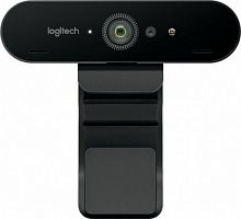 Камера Web Logitech Brio Ultra HD черный 13Mpix (4096x2160) USB3.0 с микрофоном (960-001105/960-001107)