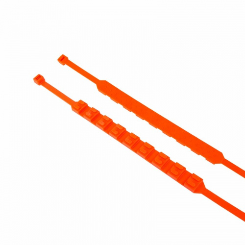 Хомут противоскольжения 900x9 мм (высота 10мм) оранжевый REXANT (10/500) (07-7020)