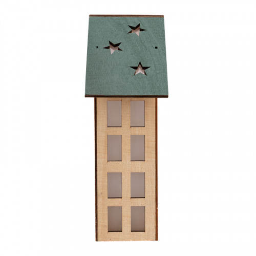 Фигурка деревянная NEON-NIGHT с подсветкой "Домик в лесу" 19х6х26 см (1/12) (504-024) фото 6