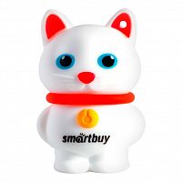 Флеш-накопитель USB  64GB  Smart Buy Wild series  Котёнок  белый (SB64GBCatW)