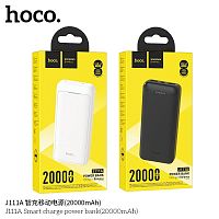 Мобильный аккумулятор Аккумулятор внешний HOCO J111A Smart , 20000mAh, цвет: белый (1/36) (6931474795779)