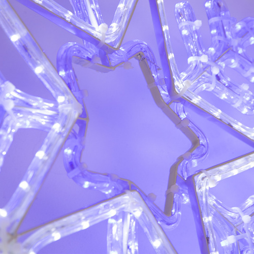 Фигура NEON-NIGHT световая "Снежинка" цвет белая/синяя, размер 60*60 см, с контролером  (1/8) фото 2