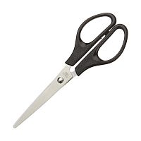 Ножницы Attache 169 мм с пластиковыми симметричными ручками, цвет черный (1/12/216)
