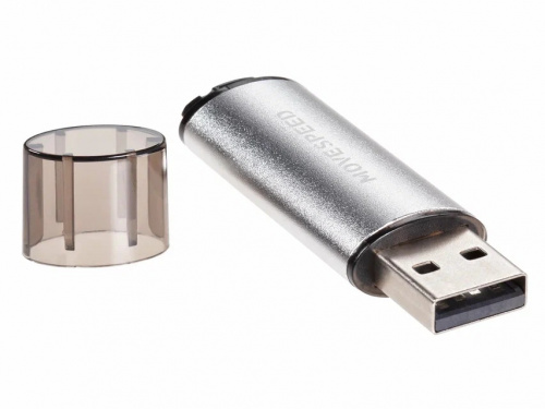 Флеш-накопитель USB  8GB  Move Speed  M1  серебро (M1-8G)