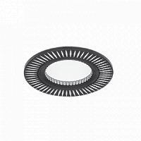 Светильник GAUSS Aluminium AL014 Круг. Черный/Хром, Gu5.3 1/100