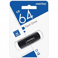 Флеш-накопитель USB 3.1  64GB  Smart Buy  Scout  чёрный (SB064GB3SCK)