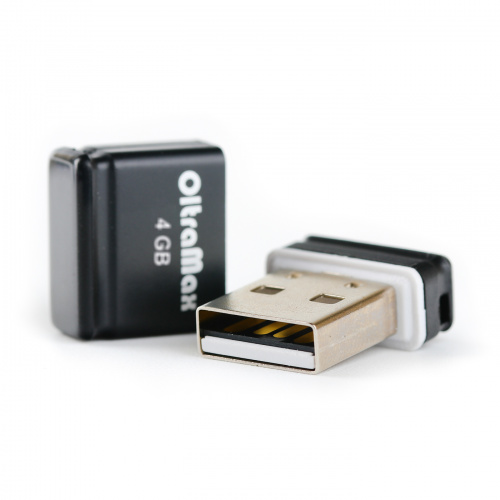 Флеш-накопитель USB  4GB  OltraMax   50  чёрный (OM004GB-mini-50-B) фото 2