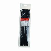Хомут-стяжка кабельная нейлоновая REXANT 350 x4,8 мм, черная, упаковка 100 шт. (10/50) (07-0351)