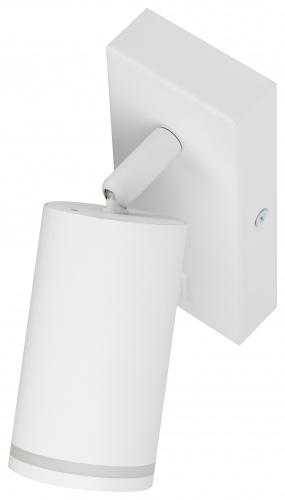 Светильник ЭРА настенный декоративный WL19 WH под лампы GU10 MR16 IP20 белый (1/30) (Б0056361) фото 3