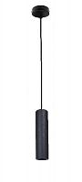 Светильник ЭРА светодиодный подвесной COB, 10W, D80*300мм, черный (20/240 PL1 COB- 10 BK 300