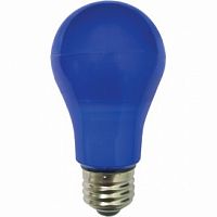 Лампа светодиодная ECOLA classic color 8,0W A55 220V E27 Blue Синяя 360° (композит) 108x55 (10/50)