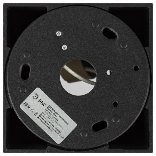 Светильник ЭРА накладной настенно-потолочный спот OL46 BK MR16 GU10 IP20 черный (1/50) (Б0059798) фото 5