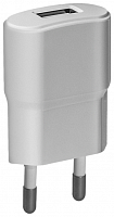 Адаптер сетевой Defender UPA-22, белый, 2xUSB, 2.1А (1/50) (83580)