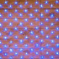Гирлянда NEON-NIGHT "Сеть" 1,5х1,5м, прозрачный ПВХ, 150 LED СИНИЕ (1/48)