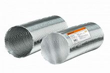 Воздуховод гофрированный алюминиевый Ø100, длина 0,6м/3м, толщина 80мкм TDM
