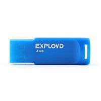 Флеш-накопитель USB  4GB  Exployd  560  синий (EX-4GB-560-Blue)