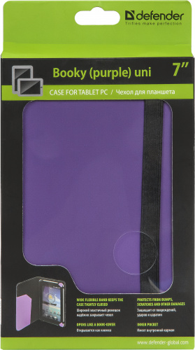 Чехол DEFENDER для планшета Booky (purple) uni 10.1", фиолетовый, кожзам (1/20) (26053) фото 8