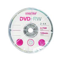 Диск Smartbuy DVD-RW 4,7GB 4x SP-100 (600) (SB000068)