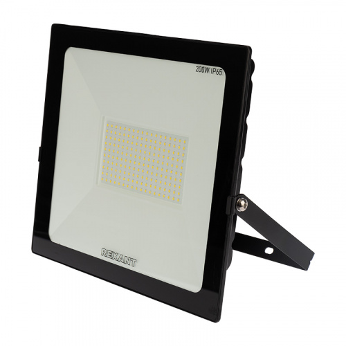 Прожектор светодиодный REXANT 200 Вт 200–260В IP65 16000 лм 6500 K холодный свет (1/5) (605-007)