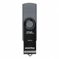 Флеш-накопитель USB 3.0  256GB  Smart Buy  Twist Dual (USB Type-C + USB Type-A) (SB256GB3DUOTWK)