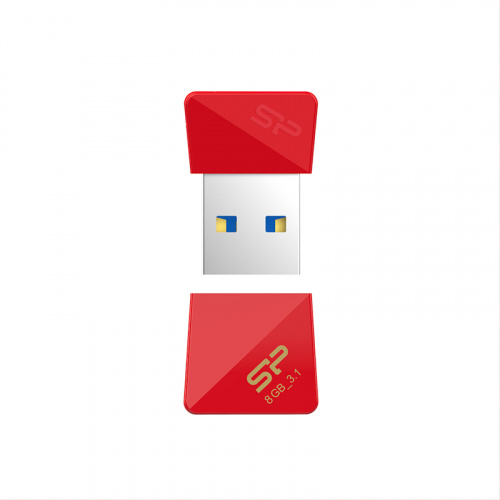 Флеш-накопитель USB 3.0  8GB  Silicon Power  Jewel J08  красный (SP008GBUF3J08V1R) фото 3