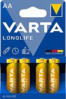 Элемент питания VARTA  LR6 LONGLIFE (4 бл)  (4/72) (04106101894)
