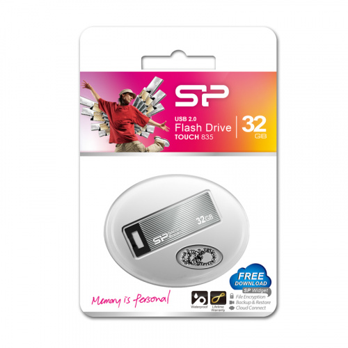 Флеш-накопитель USB  32GB  Silicon Power  Touch 835  темно-серый (SP032GBUF2835V1T) фото 8