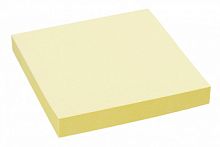 Блок самоклеящийся бумажный Index I433601 76x76мм 100лист. 75г/м2 пастель желтый
