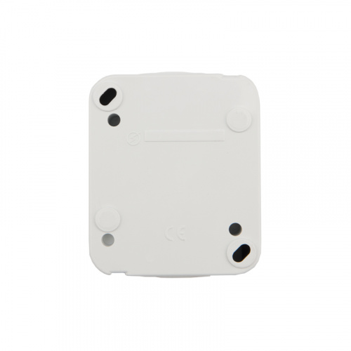 Розетка одноместная KRANZ Mini OG IP54, с заземлением, о/у, белая (1/288) фото 5