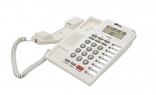 Проводной телефон c дисплеем RITMIX RT-460 white, FSK/DTMF, спикерфон (1/20)