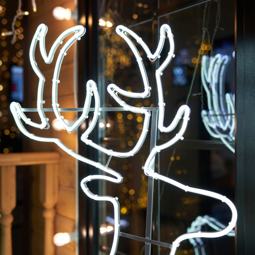 Фигура NEON-NIGHT световая «Сказочный олень» из гибкого неона NEON-NIGHT, 140х93 см, 1680 LED, цвет свечения белый  (1/5) (501-314) фото 10