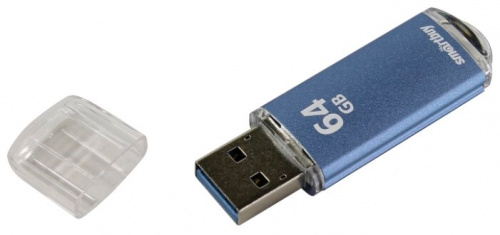 Флеш-накопитель USB 3.0  64GB  Smart Buy  Art  синий (SB64GBAB-3) фото 3